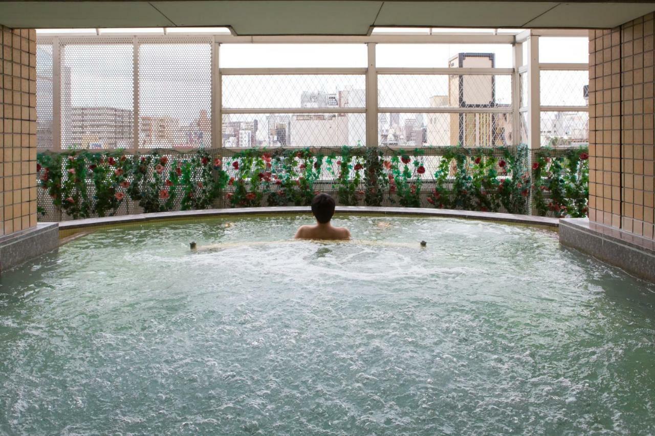 Sauna & Capsule Amza Oszaka Kültér fotó